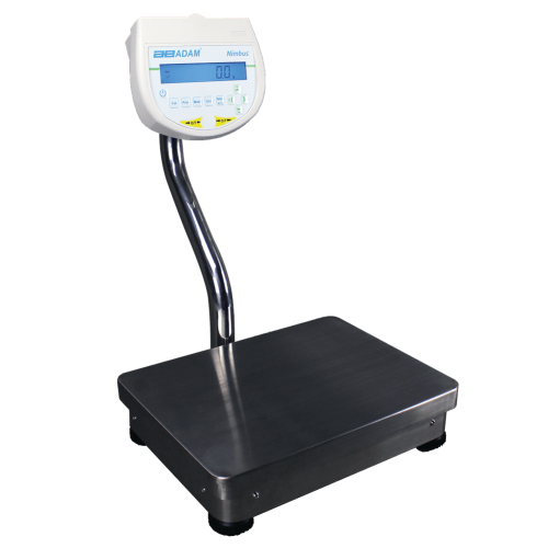 Adam Equipment Nimbus Precision Balances with Pillar, External Calibration, 32000g Capacity, 0.1g Readability, 300 x 400 mm Pan Size - NBL 32001p - Click Image to Close